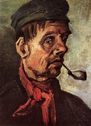 Винсент Виллем Ван Гог Антверпен Нюэнен,Портрет крестьянина с трубкой 